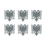 Albanian Eagle Vinyl Decal sticker car phone vinyl sticker Set of 6