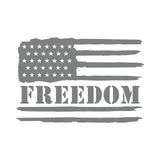 Distressed  American Freedom Flag Vinyl Decal Car Truck Window USA Sticker