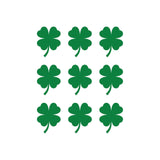 Four Leaf Clover Vinyl Decals Phone Laptop Small 4 leaf Clover Stickers Set of 9