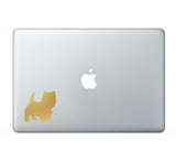 West Highland White Terrier Vinyl Decal Car Window Laptop Dog Breed Sticker