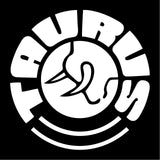 Taurus  Firearms Pistol Revolver Logo Vinyl Decal Car Window Gun Case Sticker