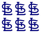 St. Louis Cardinals MLB symbol Vinyl Decal Cup Window set of 6 small Stickers
