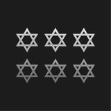 Small Star of David Shield Magen Judaism Phone Window Vinyl Decal Sticker