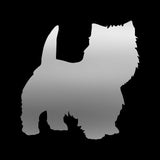 West Highland White Terrier Vinyl Decal Car Window Laptop Dog Breed Sticker