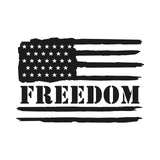 Distressed  American Freedom Flag Vinyl Decal Car Truck Window USA Sticker