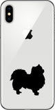 Pomeranian dog Vinyl Decal Car Window Laptop Dog Breed Silhouette Sticker