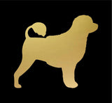 Portuguese water dog Vinyl Decal Car Window Laptop Dog Breed Silhouette Sticker