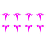 Small Tesla Logo Vinyl Decals Phone Dashboard Mirror Laptop Stickers Set of 8