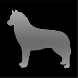Husky Vinyl Decal Dog Silhouette Siberian Husky Sticker