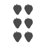 Strawberry Decal Vinyl decals phone case laptop car set of 6 strawberry stickers
