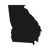 Georgia State Outline Vinyl Decal Car Window Laptop GA Sticker