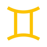 Gemini Symbol Vinyl Decal Astrology Zodiac Sticker