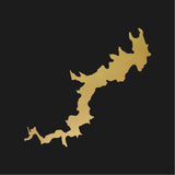 Lake Wallenpaupack Outline Vinyl Decal Pennsylvania Window Laptop Sticker