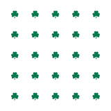 Tiny Irish Shamrock Vinyl Decals Phone Laptop Small Clover Stickers Set of 25