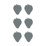 Strawberry Decal Vinyl decals phone case laptop car set of 6 strawberry stickers