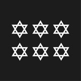 Small Star of David Shield Magen Judaism Phone Window Vinyl Decal Sticker
