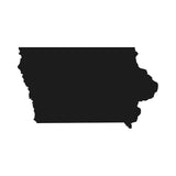 Iowa state Outline Vinyl Decal Car Window Laptop IA Sticker