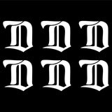 Detroit Red Wings decal  Ice Hockey NHL Vinyl Decals Stickers small Set of 6