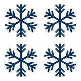Small Snowflake Symbol Vinyl Decals set of 4 snowflakes Stickers Sheet