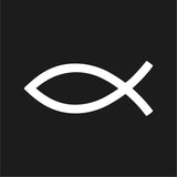 Jesus Fish Decal Jesus Sticker Christian Fish Symbol Car Sticker