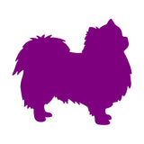 Pomeranian dog Vinyl Decal Car Window Laptop Dog Breed Silhouette Sticker