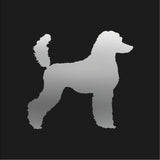 Standard Poodle Vinyl Decal Car Window Laptop Dog Breed Silhouette Sticker
