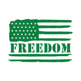 Distressed  American Freedom Flag Vinyl Decal Car Truck Window USA Sticker