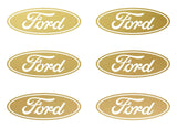 Small Ford Logo 6 Small Vinyl Decals Sticker decal 2" 3" Ford Symbol Stickers