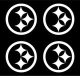 Pittsburgh Steelers Football NFL Vinyl Decals cup phone small Stickers Set of 4