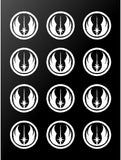 Jedi Order Star Wars Symbol Vinyl Decals Stickers Set