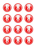 Jedi Order Star Wars Symbol Vinyl Decals Stickers Set