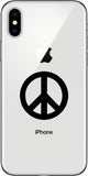 small Peace Symbol Vinyl Decals Phone set of 6 Peace sign Stickers Sheet
