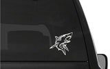 Tribal Shark Vinyl Decal Car Truck Boat Window Body Sticker