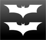 2 Batman Dark Knight Symbol Vinyl Decals Car Window Laptop Stickers