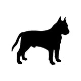 Amstaff American Staffordshire Terrier Vinyl Decal Car Window Laptop Sticker