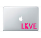 Chihuahua Love Vinyl Decal Car Window Laptop Sticker