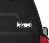 Behemoth Vinyl Decal Car Window Laptop Speaker Death Metal Band Logo Sticker