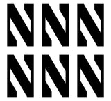 Northwestern Wildcats Baseball Vinyl Decal Window cup set of 6 small Stickers