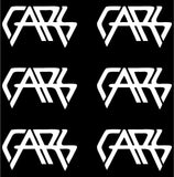 6 Small The Cars band Logo Vinyl Decal Laptop phone Window Speaker Sticker