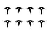 Tesla Logo Vinyl Decals Phone Dashboard Mirror Laptop Small 1.5" Stickers