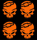 CHEVY PUNISHER Vinyl Decals Car 2" 3" 4" Set of 4 Chevy Stickers