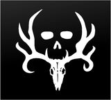 Bone Collector Skull Vinyl Decal Car Truck Window Laptop Hunting Sticker