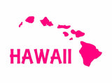 Hawaiian Islands Vinyl Decal Hawaii Aloha Car Window Laptop Surf Sticker