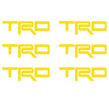 Small TRD Toyota logo 6 Small Vinyl Decals Car 2" 3" Toyota symbol Stickers