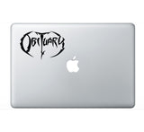 Obituary Death Metal Band Vinyl Decal Guitar Laptop Car Window Sticker
