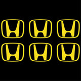 Smalll Honda logo 6 Small Vinyl Decals Car 2" 3" symbol Stickers