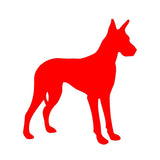 Great Dane Vinyl Decal Car Window Laptop Dog Breed Silhouette Sticker