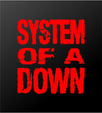 System of a Down SOAD Band Logo Vinyl Decal Car Window Laptop Guitar Sticker