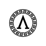 Lambda Shield Vinyl Decal Spartan Λ Symbol  Car Window Laptop Sticker