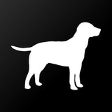 Labrador Retriever Vinyl Decal Car Window Laptop Lab Dog Silhouette Sticker